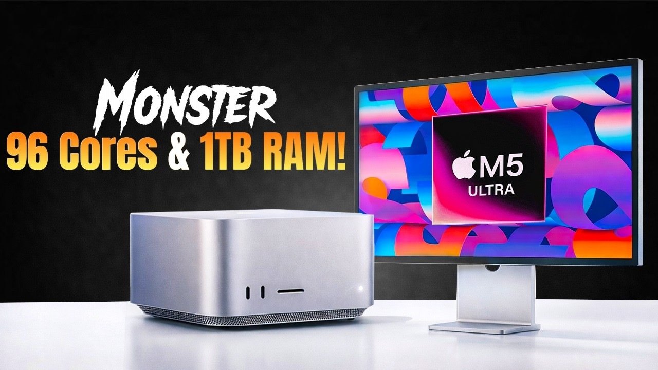 Mac Studio M5 Ultra showcasing its high-performance capabilities for professionals