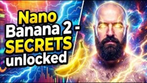 Settings view showing Nano Banana 2 resolution up to 4K with aspect ratio and temperature controls in a prompt panel.