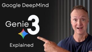 An immersive game-like space built by Genie 3, where users explore, edit rules, and see immediate changes.