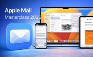 iPad Mail displaying Protect Mail Activity turned on, blocking external images and hiding the user’s IP address.