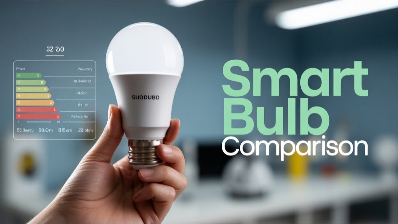 Side-by-side RGB bulbs displaying reds and blues, highlighting differences in subtle tones and pastel shades.