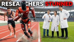 Side-by-side comparison of Bolt’s 10 m/s run versus earlier 4 m/s humanoid robot records.