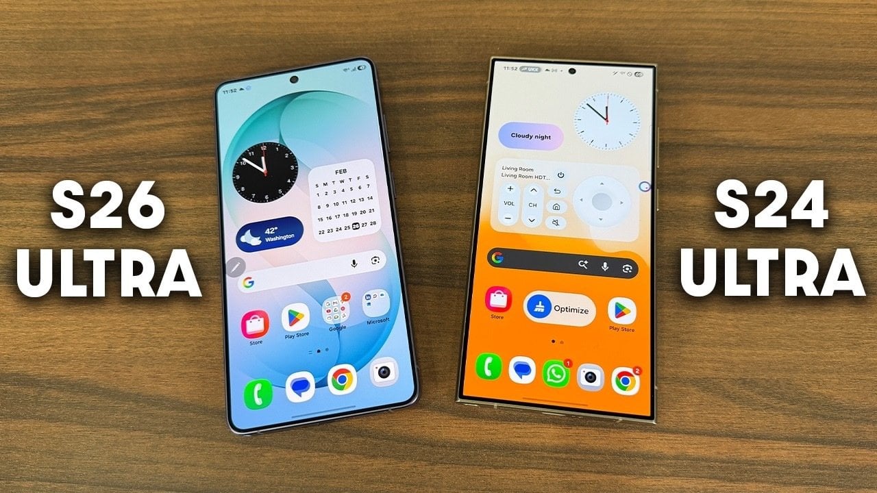 Samsung Galaxy S26 Ultra showcasing its sleek design and larger display