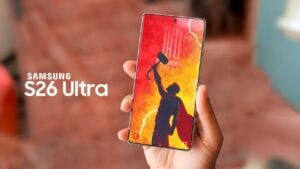 Samsung Galaxy S26 Ultra showcasing its refined design and upgraded features