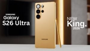 Samsung Galaxy S26 Ultra showcasing its premium design and features