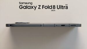 Samsung Galaxy Z Fold 8 showcasing its creaseless OLED display