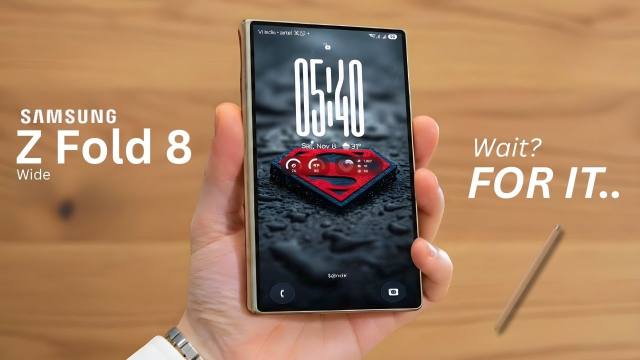 Samsung Galaxy Z Fold 8 showcasing sleek design and improved durability