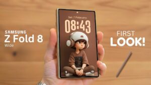 Samsung Galaxy Z Wide Fold showcasing its innovative wide design