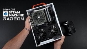 Thermal readouts during a 1440p stress test, CPU peaking near 75 degrees while the GPU sits cooler around 63.