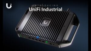 Cloud Gateway Industrial shown with flexible external antennas and built-in Wi-Fi 7 for industrial deployments.