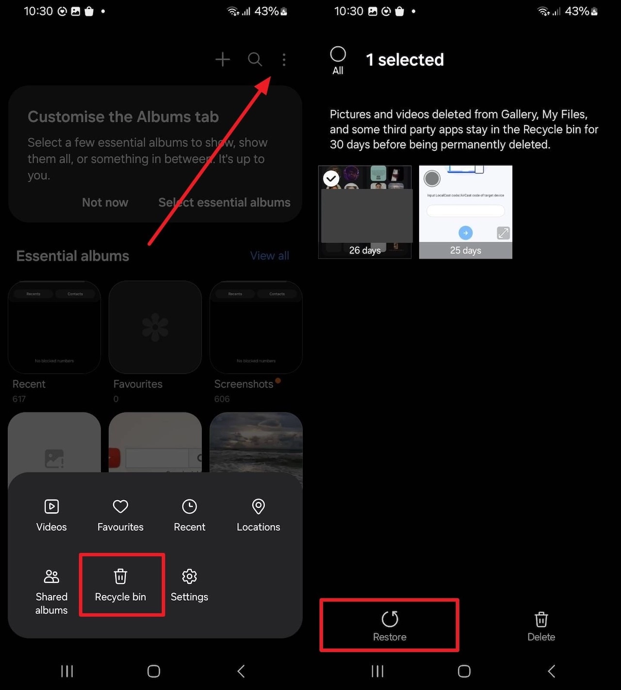 Recuperar dados do Android