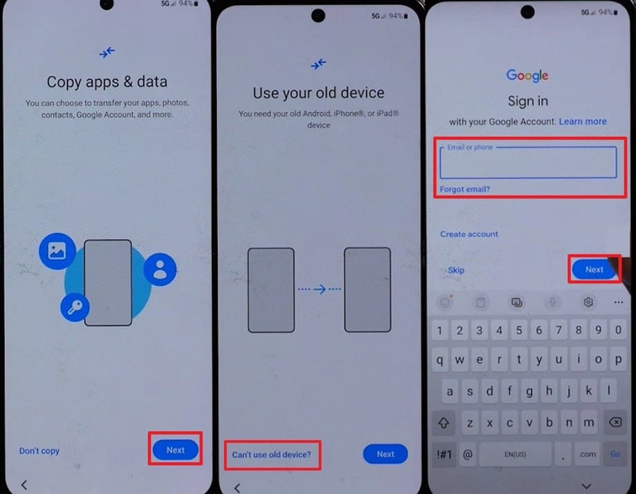 Recuperar dados do Android
