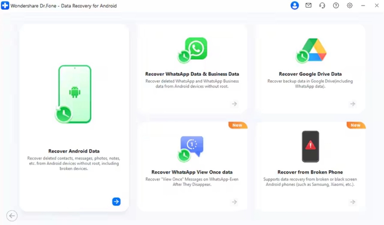 Recuperar dados do Android