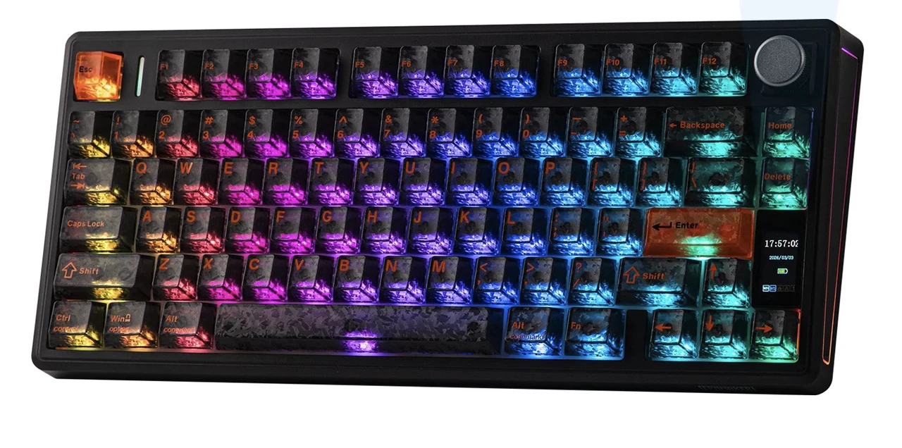 Epomaker TH80 V2 Pro Black Keyboard
