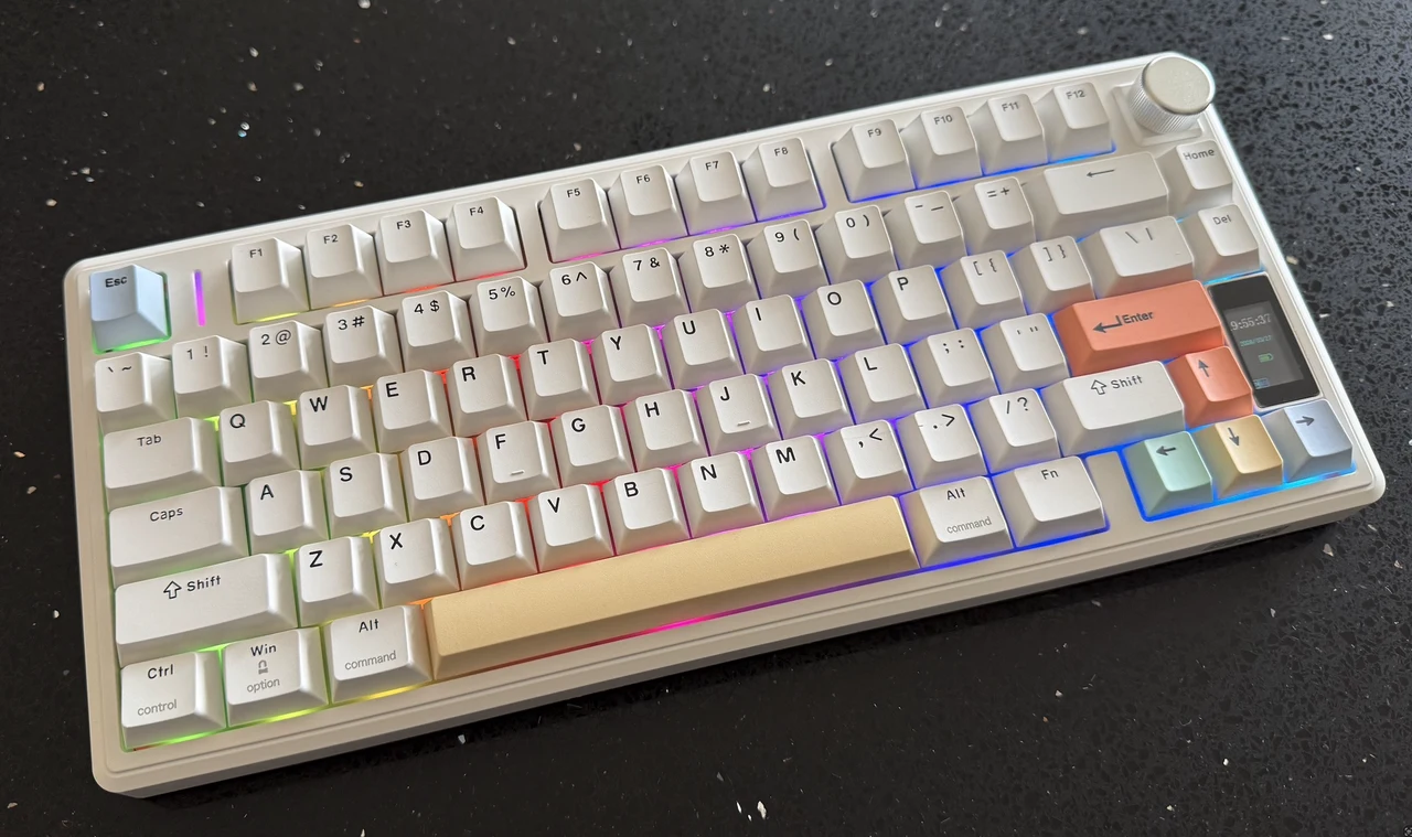 Epomaker TH80 V2 Pro White Keyboard 2026