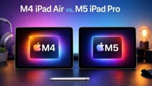 M4 iPad Air vs. M5 iPad Pro