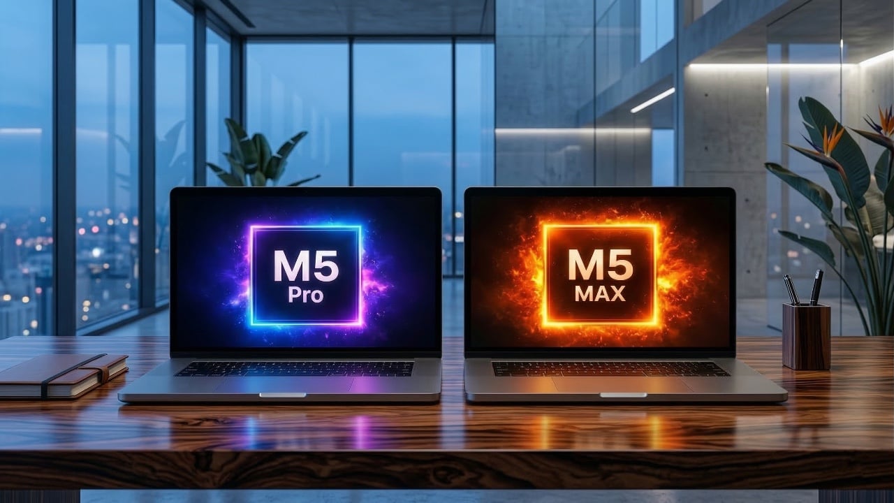 M5 Pro vs M5 Max MacBook Pro