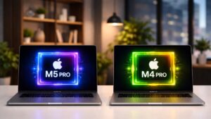 M5 Pro vs. M4 Pro MacBook Pro