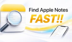 A note formatted with headings and subheadings to make long Apple Notes easier to scan.