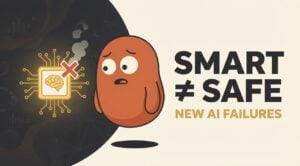 Scatter plot comparing perceived intelligence with incoherence across AI models, animals, and organizations.