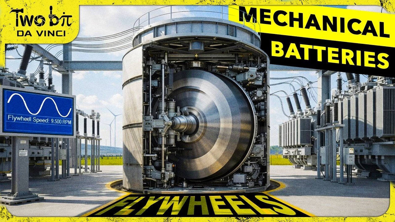 geeky-gadgets.com - Julian Horsey - Flywheel and Sodium-Ion Battery Hybrids Target Short Power Spikes on Renewables