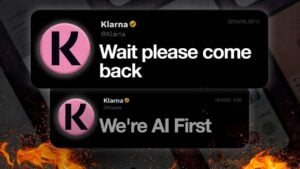 A CEO reviews customer support metrics showing higher complaints after the company shifted to AI chat tools.