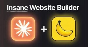 Example landing page with subtle 3D depth, moving background, and mobile-friendly sections built from prompts.