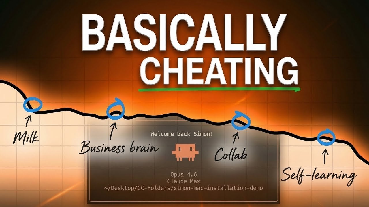 Example of a shared business brain file listing tone, audience, and writing standards for Claude Code skills.