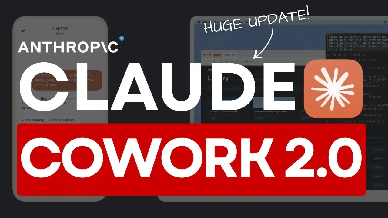 A phone and Mac showing a task moving between devices with Dispatch, keeping context without retyping details.