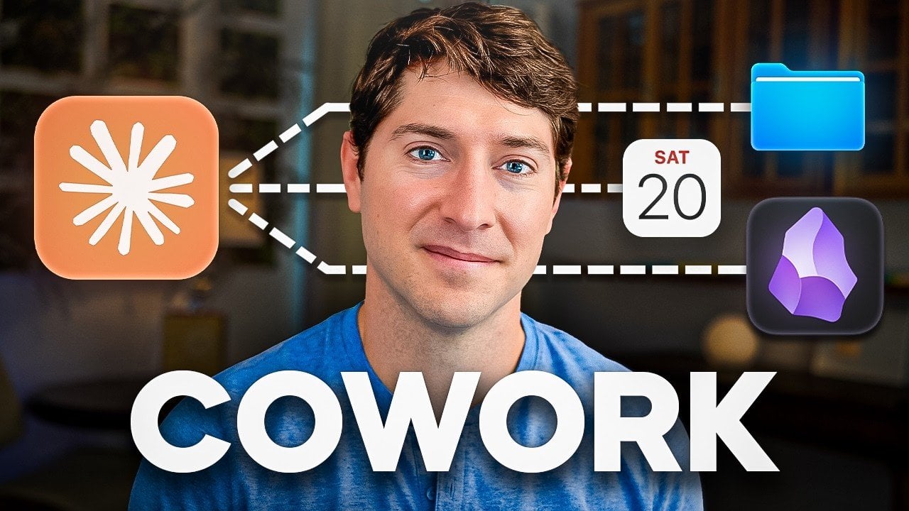 Obsidian vault view connected to Claude Cowork, showing linked notes, maps of content, and an ACE-style structure.