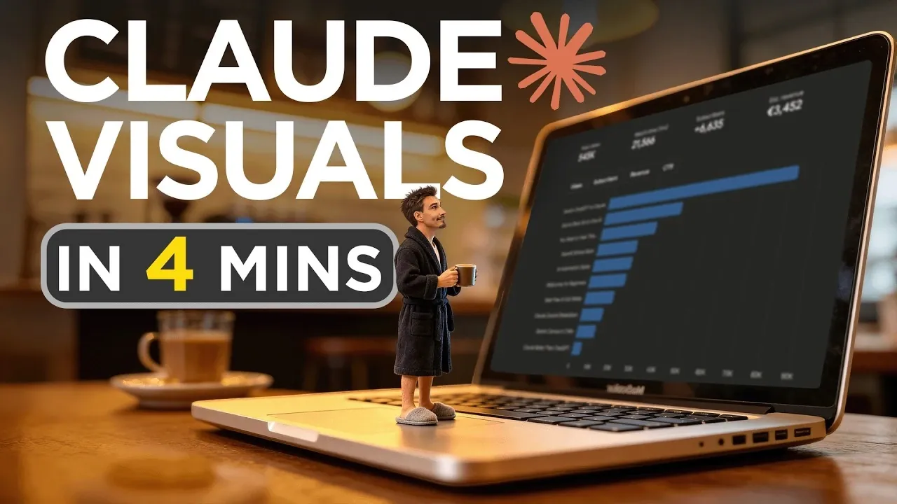 Example of an HTML-based chart created by Anthropic Claude Visuals, shown alongside the text explanation.