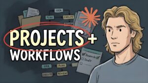 Files and connector sources added to a Claude project to keep reports, notes, and reference material together.