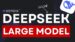 Illustration of DeepSeek model scaling plans alongside competitor model sizes and recent API release notes.