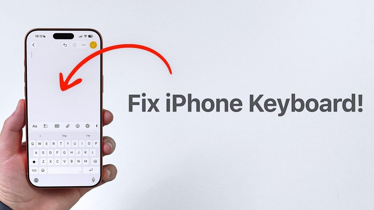 Fix iPhone keyboard issues with these easy solutions for iOS 26