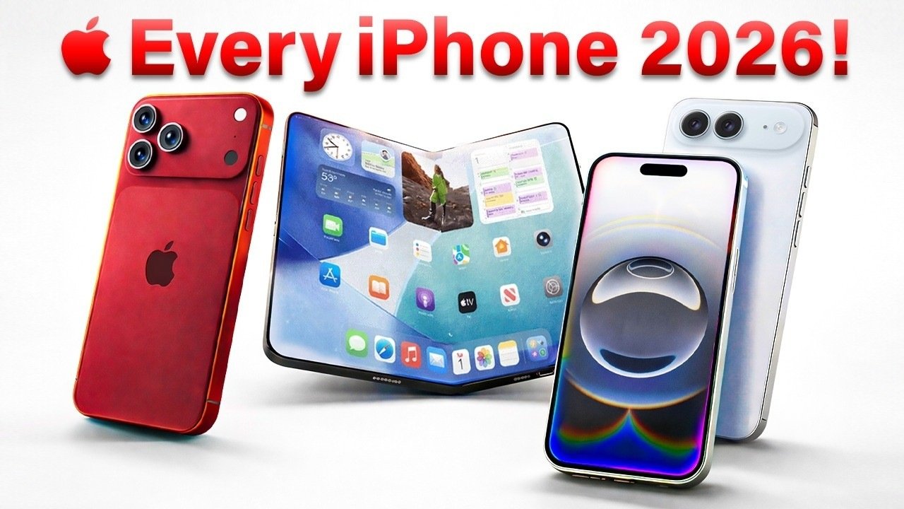 Foldable iPhone 2026 with crease-free display and dual screens