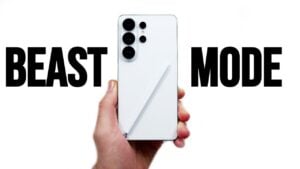 Device Care menu on Galaxy S26 Ultra showing Standard, Light, and Performance profiles for speed and battery tradeoffs.