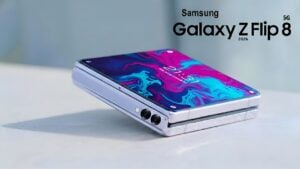 Screenshot-style view of the China 3C certification entry referencing Samsung Galaxy Z Flip 8 charging details.
