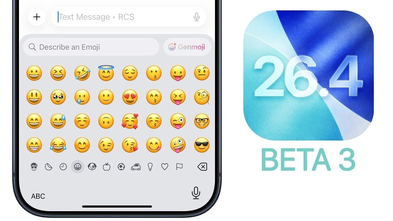 iOS 26.4 Beta 3 showcasing new features and updates for Apple devices