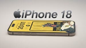 Concept image focusing on internal Apple components in iPhone 18 Pro Max, with camera and performance upgrades noted.