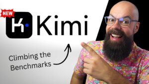 User reviewing a Kimi AI graphical abstract draft and correcting labels, data points, and chart formatting manually.