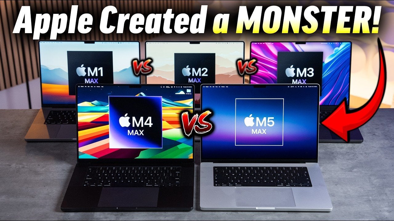 M5 Max vs M1, M2, M3, M4 Max: The Ultimate Performance Comparison (2026)