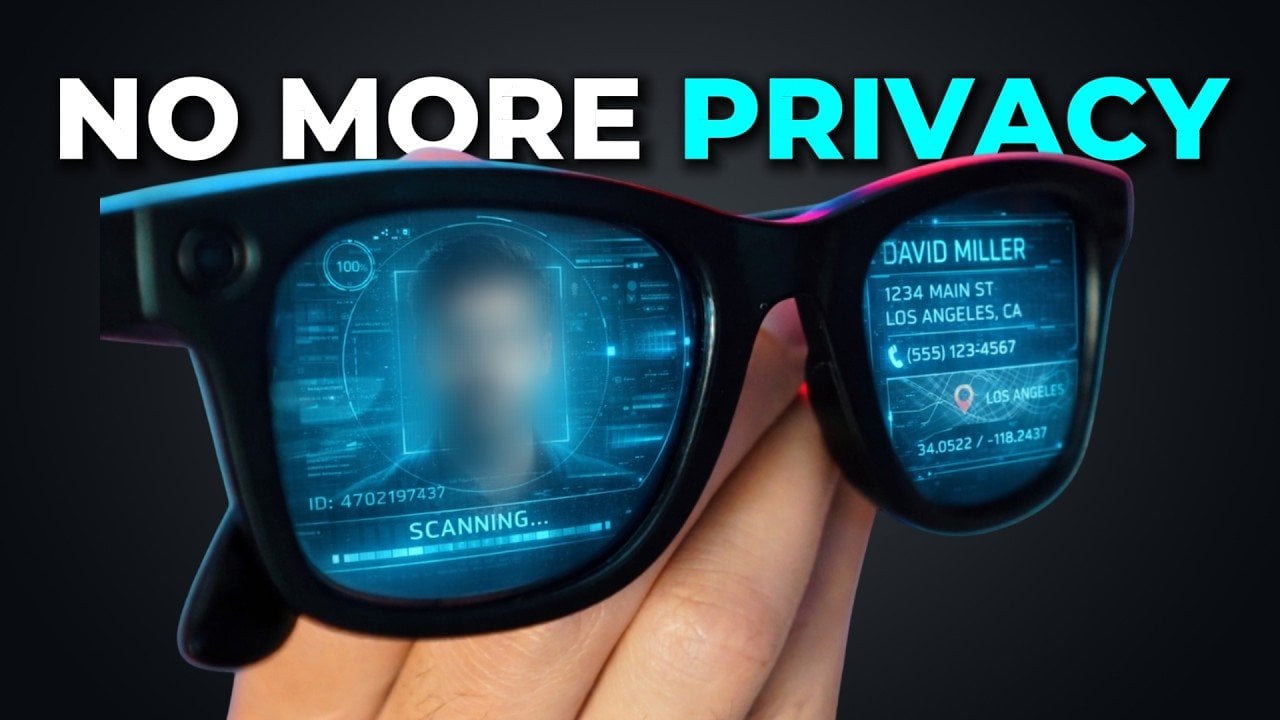 Close view of a wearable camera frame with a recording light, reflecting Meta’s visibility indicator approach.