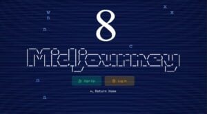 Grid screen used for Midjourney V8 personalization profiles, where users pick preferred styles to refine results.
