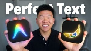 Side-by-side examples showing Nano Banana 2 improving text spelling and label placement in a generated infographic.