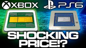 Side-by-side price range graphic comparing PS6 costs with Xbox Project Helix premium pricing for late 2027.