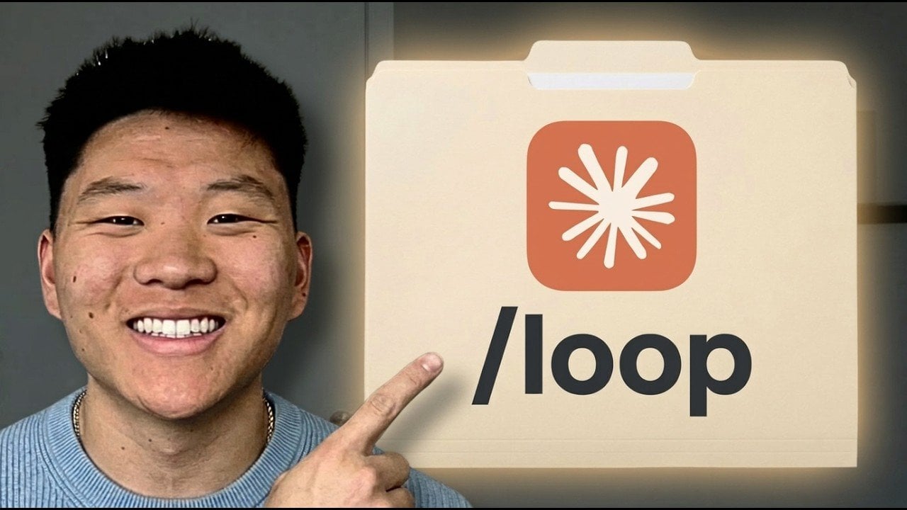Terminal view showing the Claude Code /loop command scheduling a repeating reminder every 5 minutes.