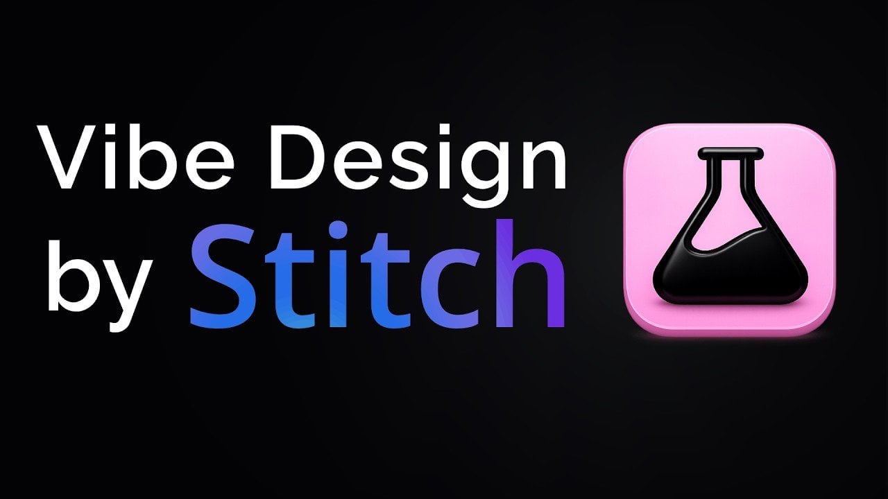 Designer speaking commands during Stitch Vibe Design while Gemini Live adjusts spacing and colors in real time.