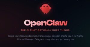 Workflow graphic showing Zapier read-only access to Gmail and Google Calendar for controlled OpenClaw actions.