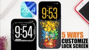 Featured image for 5 Ways To CUSTOMIZE The Lock Screen on iOS 26 4 !