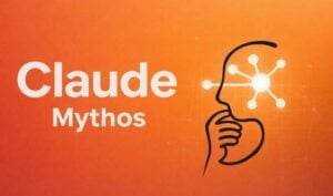 Computer screen displaying secure code and the Anthropic logo inside a digital vault.